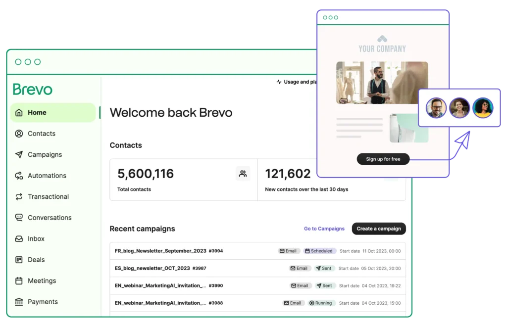 Brevo Email Marketing Builder