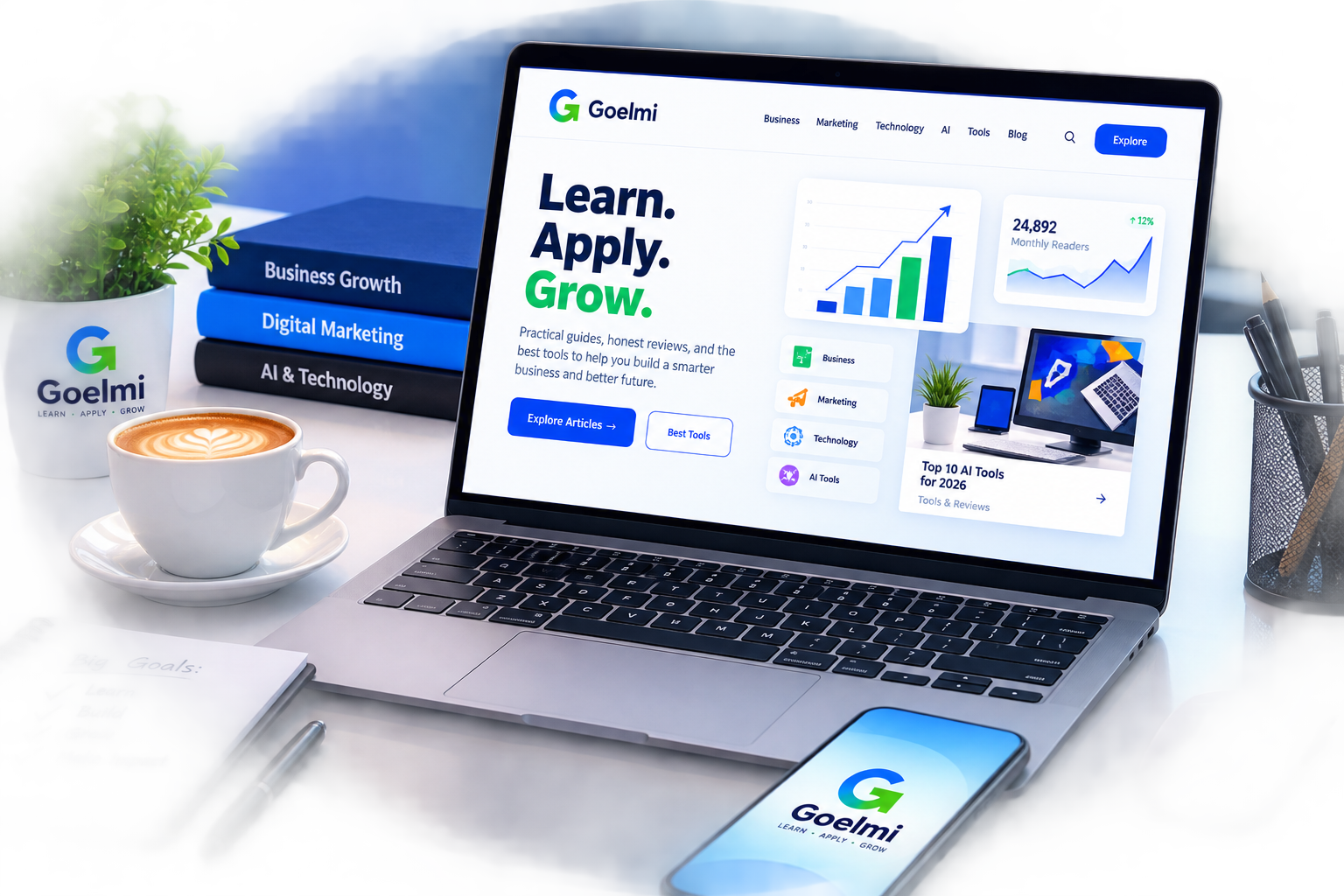 Goelmi business and technology workspace